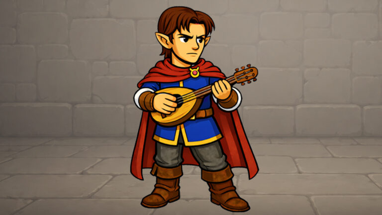 #11 Half-Elf Bard (male)