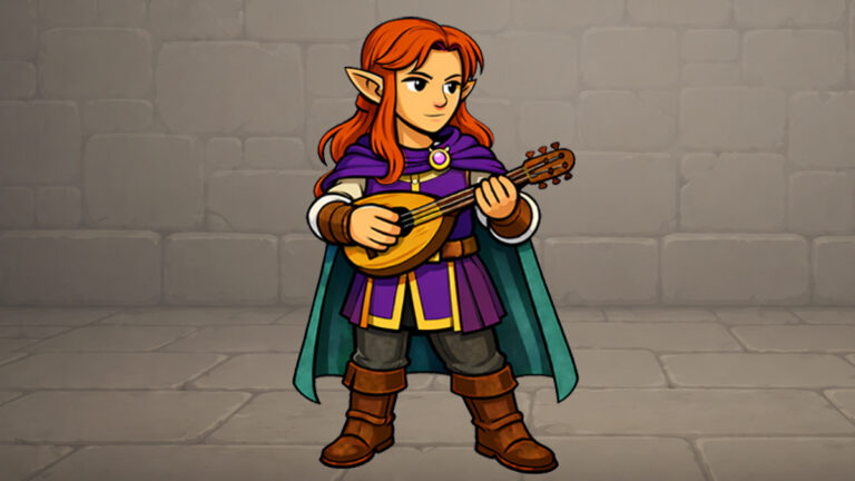 #12 Half-Elf Bard (female)