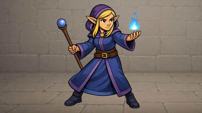 #4 Elf Wizard (female)