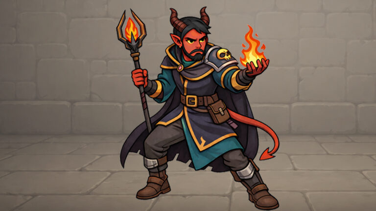 #21 Tiefling Warlock (male)