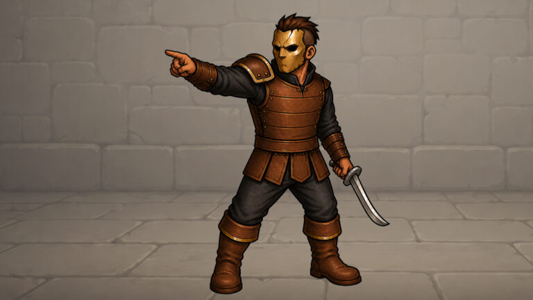 #38 Human Bandit Leader (male)