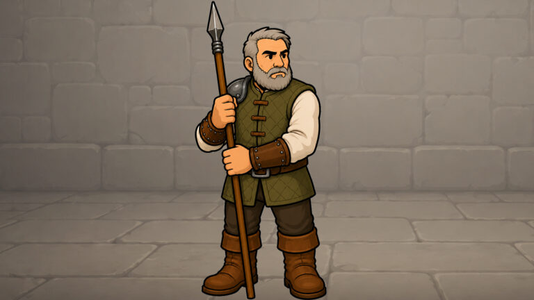 #45 Human Villager Militia (male)