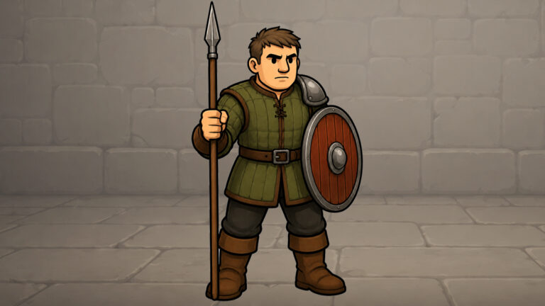 #44 Human Villager Militia (male)