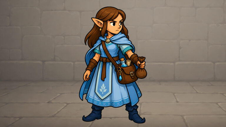 #50 Elf Merchant (female)